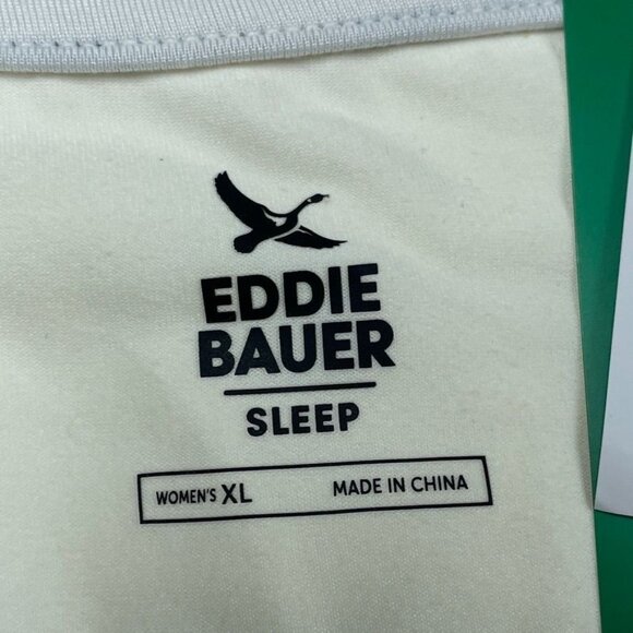 Eddie Bauer Womens 2-Piece Ultrasoft Sleep Set Purple XL d0586 - Picture 3 of 8